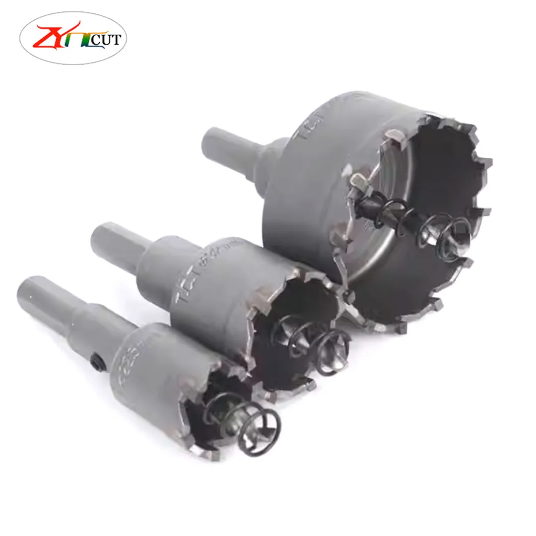 

Rreaming DrillBit12-200mm TCT Hole Saw Drill Bits Alloy Carbide Cobalt Steel Cutter Stainless Steel Plate Iron Metal Cutting Kit