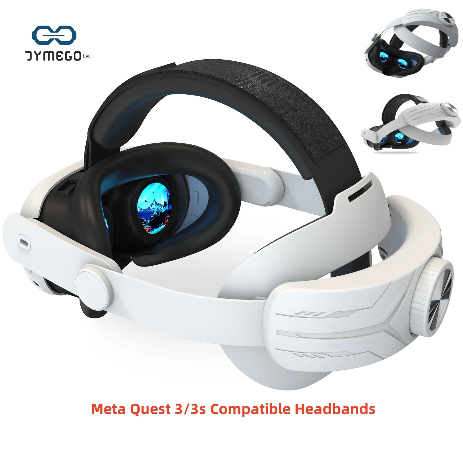 

Adjustable Elite Headband Design for Meta/ Oculus Quest 2 head strap VR Accessories, Meta Quest 3/3s Compatible head strap