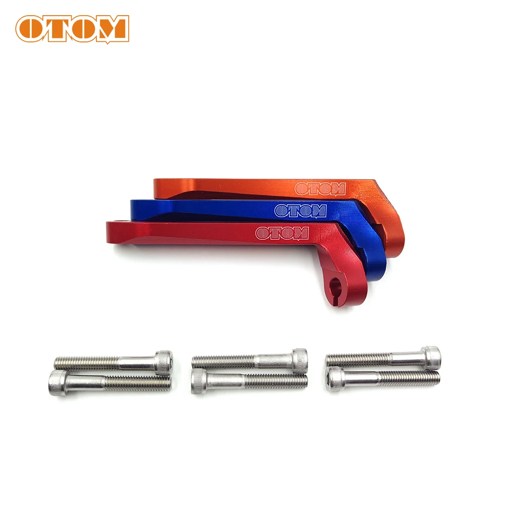 OTOM Motorcycle Clutch Arm Bracket Cable CNC Aluminum Clutch Wire Clip Anchor Holder For ZONGSHEN Engine NC250 250cc KAYO K6 BSE