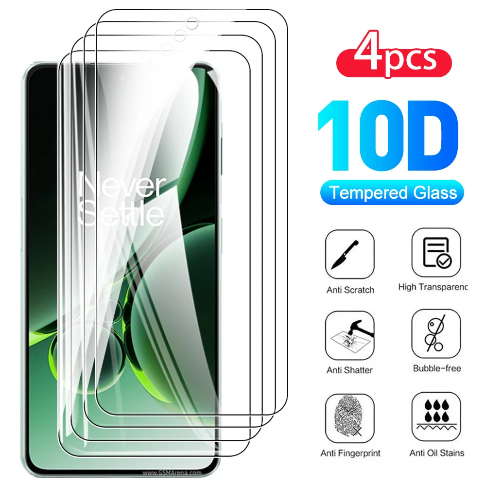 4PCS Tempered Glass Case For Oneplus 5G Screen Protectors Nord 3 Nord3 6.74Inch CPH2491 Safety Protective Film