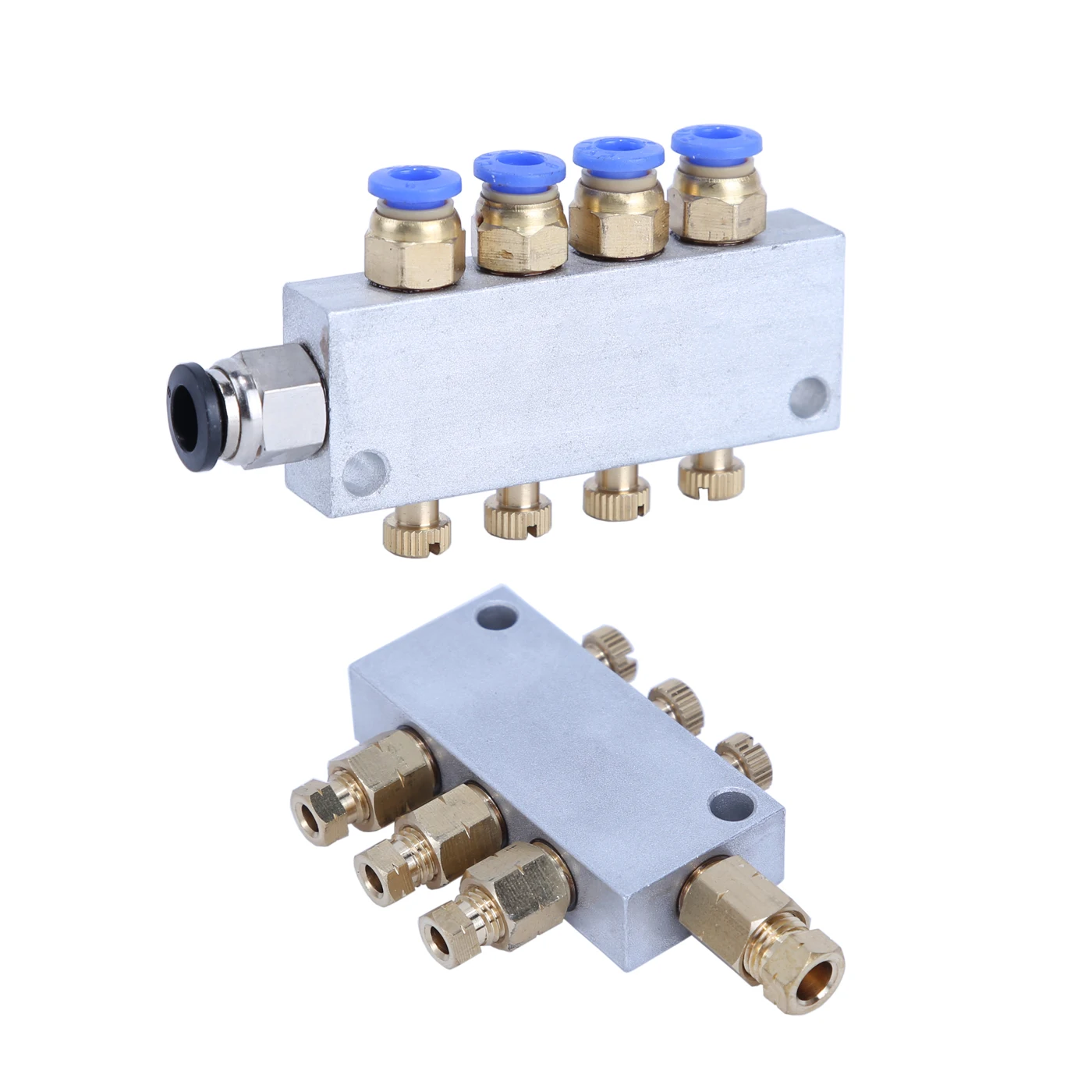 

Станок с ЧПУ, схема смазочного масла, регулируемый клапан маслоотделителя 2, 4, 5, 6, 7, 8, настройка поддержки OUIT