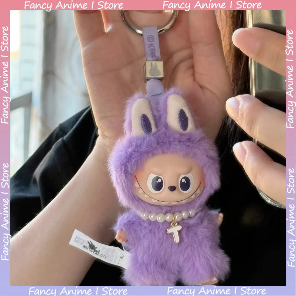 For Mini 4.0 Labubu Pendant Accessories Letter Pearl Necklace for Love Series Doll Clothes Accessories