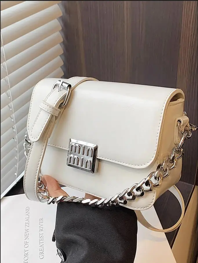 Women's Bag Ladies Famous Luxury Brand Designer Leather Laser Silver Hand Bags Small Satchels Handbag Shoulder Crossbody Bags