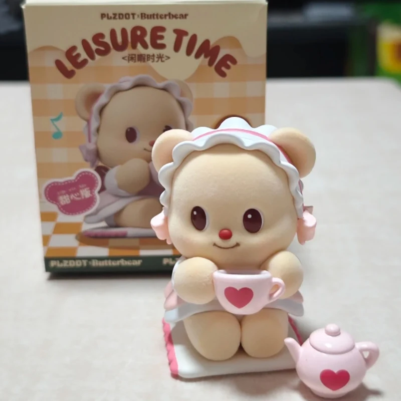 

Butter Bear Leisure Time Series Blind Box Anime Figure Cartoon Cute Toy Mystery Box Collection Doll Ornament Girl Surprise Gifts
