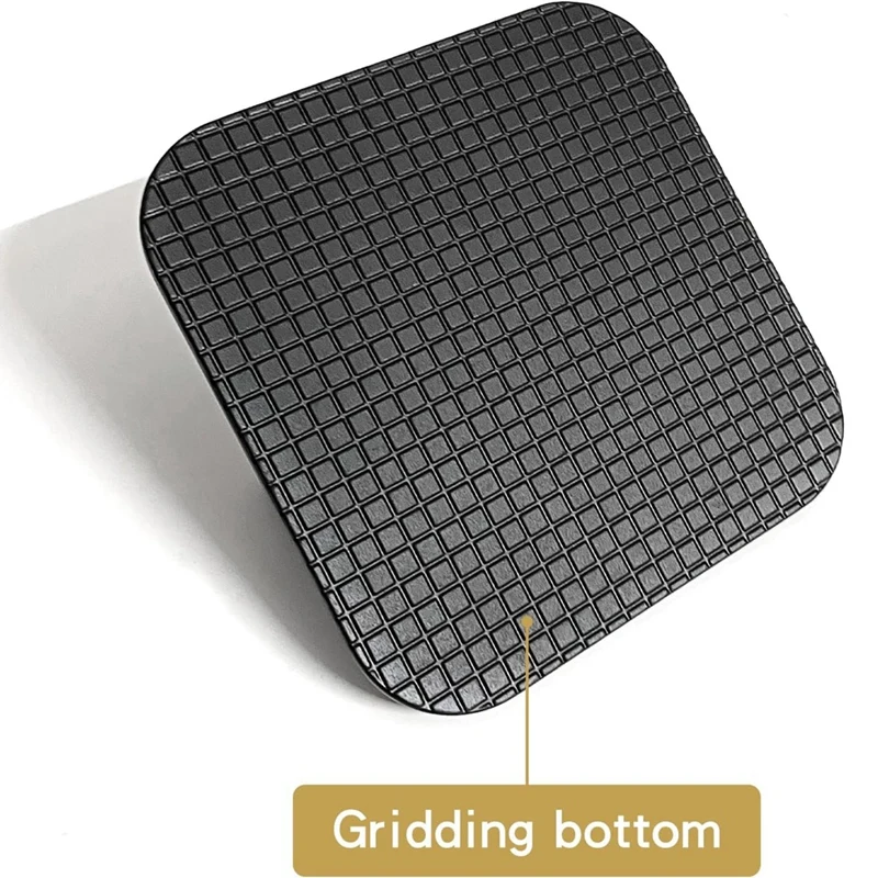 Meat Press With Wooden Handle 6In Square Burger Press Aluminum Hamburger Smasher Tool Use For Grill And Griddle Cooking