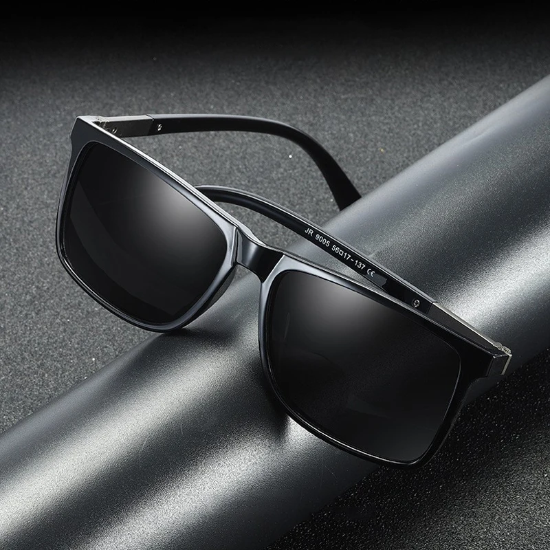

Metal Sunglasses For Men Rectangle Alloy Frame Polarized Driving Shades High End Cool Luxury Sun Glasses With Free Box