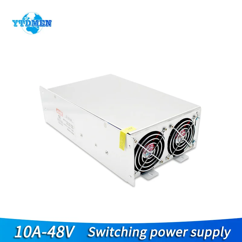 

AC To DC 480W Switching Power Supply Lamp Driver Power Source 48V 10A Transformer 220V Triple Power Supply for CCTV Led Strip