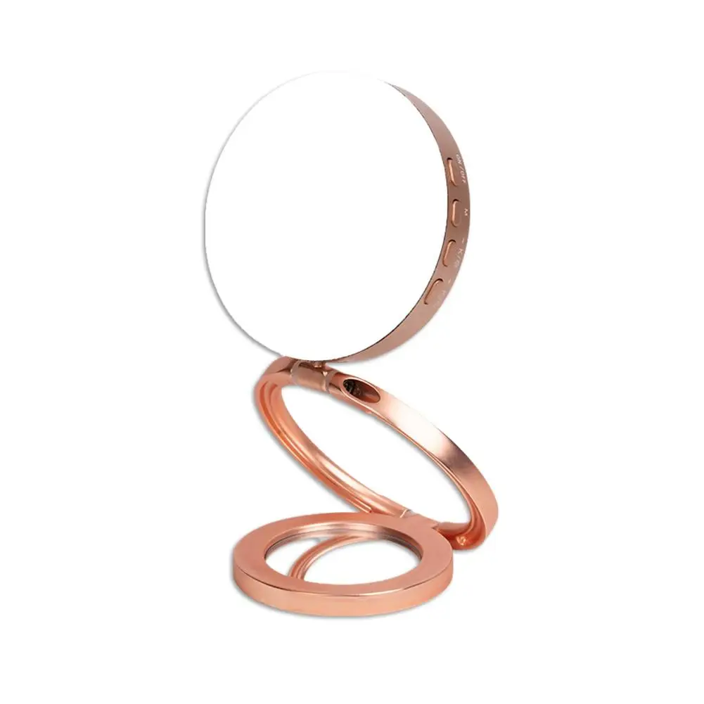 Foldablbe Magnetic LED Fill Light for Phone Selfie Light LED Video Light 2500K-9000K Makeup Mirror for Smartphone Vlog Self H7U3