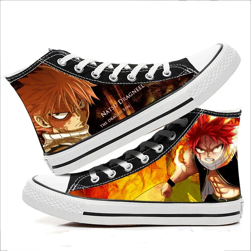 Anime Cartoon Fashion Studenten High Help Fee Tail Cosplay Cos Schoenen Canvas Schoenen Casual Comfortabele Mannen En Vrouw