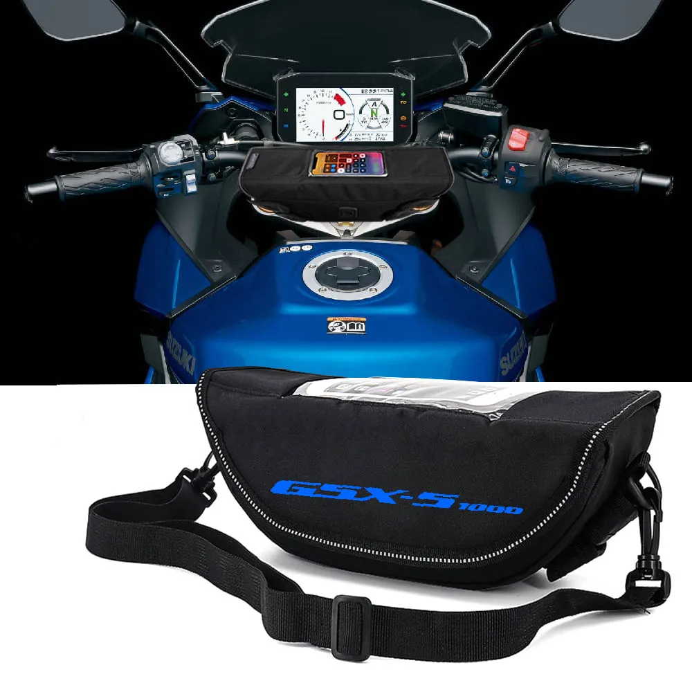 

For GSX-S1000 gsx-s1000 GSX gsx S1000 Motorcycle accessory Waterproof And Dustproof Handlebar Storage Bag navigation bag