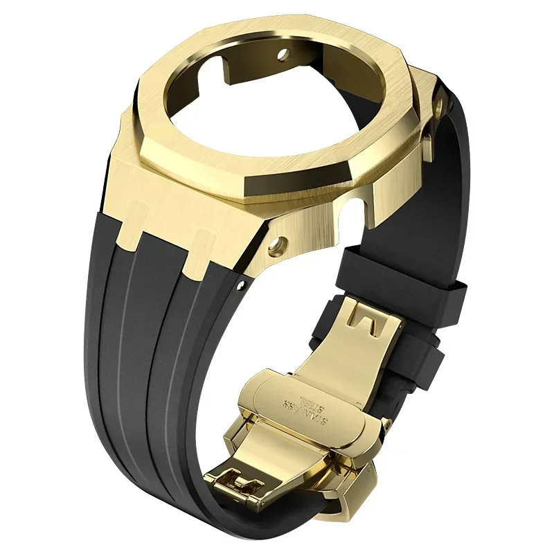 Mod Kit GEN4 Gen5 GA2100 Metall-Lünette für G Shock Casioak Modifikation 4. Generation Gummi- und Stahl-Uhrengehäuse Armband GA-B2100 2110 – Detail 10