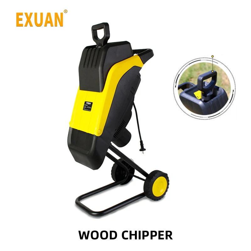 

Small Industrial Household Twig Shredder Gardening Twig Shredder Large Capacity High Power Electric Wood Shredder