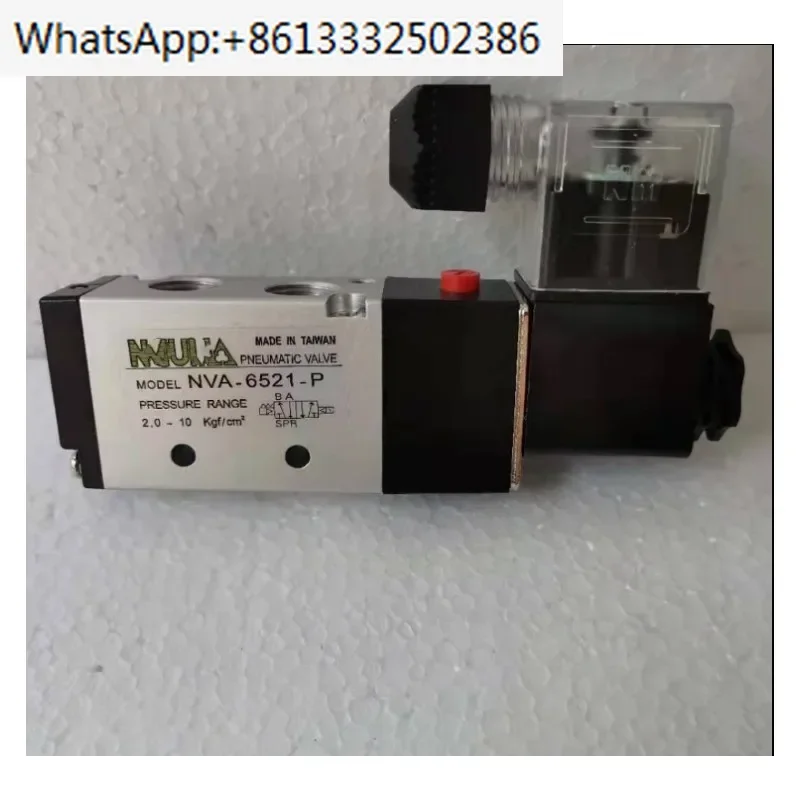 PNEUMATIC VALVE MODEL NVA-6521 NVA-6521-PT PRESSURE RANGE 2-10 Kgf/cm² AC220V AC110V DC24V NV-6521 NVA-6521-A2/A1/D2