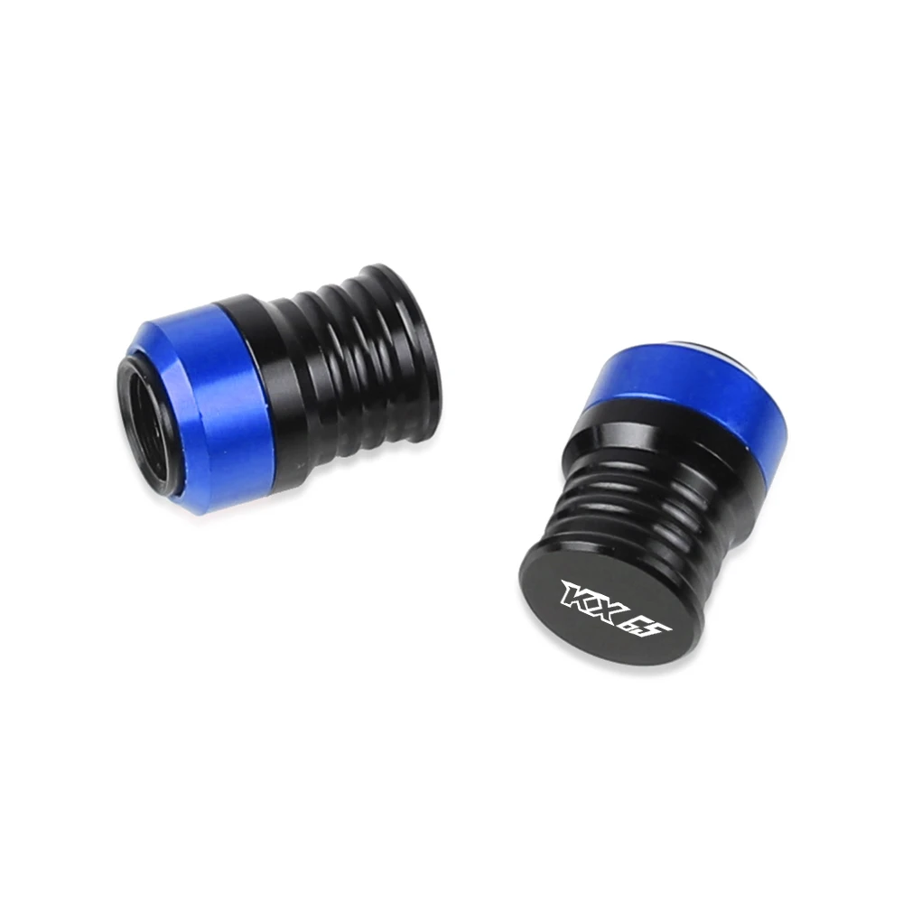 لكاواساكي KX65 KX 65 طوال العام 2021 2020 2019 دراجة نارية الملحقات مركبة عجلة قضيب صمام إطار قبعات يغطي أجزاء عالمية #2