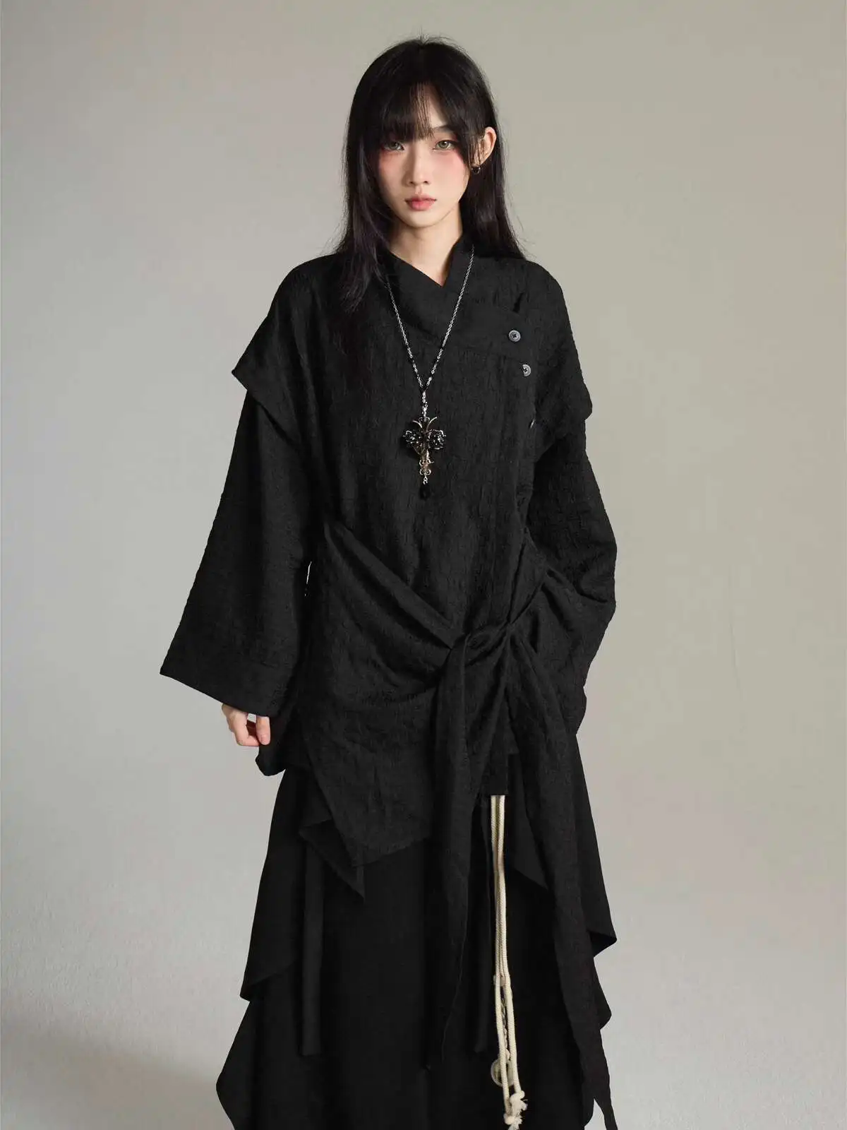 

Chinese Style Vintage Summer Women's Sunscreen Shirts Button Long Sleeve Blouses For Elegant Ladies Sun-proof Casual Clothing