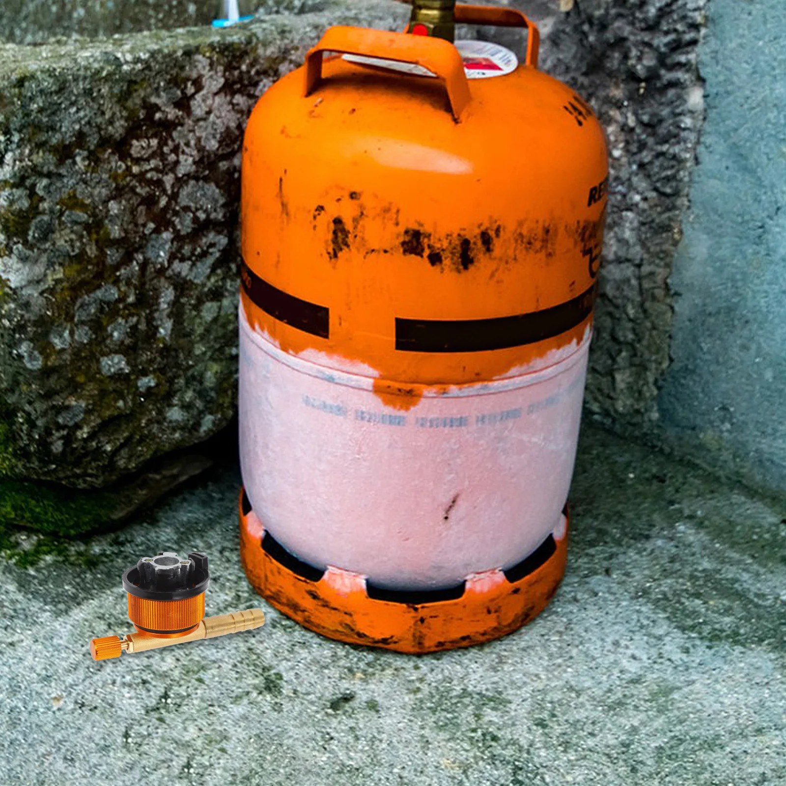 

1pcs Universal Gas Canister Adapter Lightweight Fuel Refill Valve For Camping Stove Outdoor Hiking Bbq Cooking Portable Use