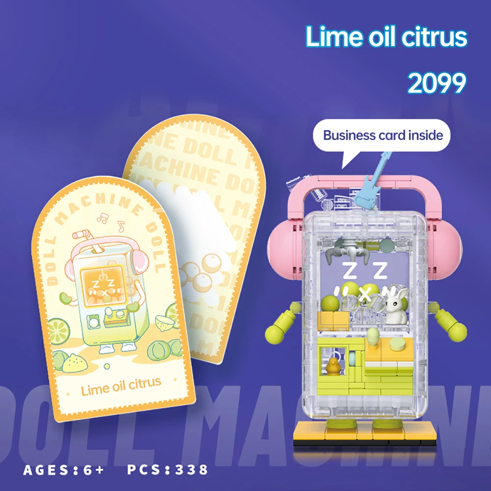 ToylinX 342 قطعة القلقاس هريس Bingbing ملاهي مخلب آلة الطوب الصغير اللبنات مجموعة مع اكسسوارات للبالغين المراهقين #6