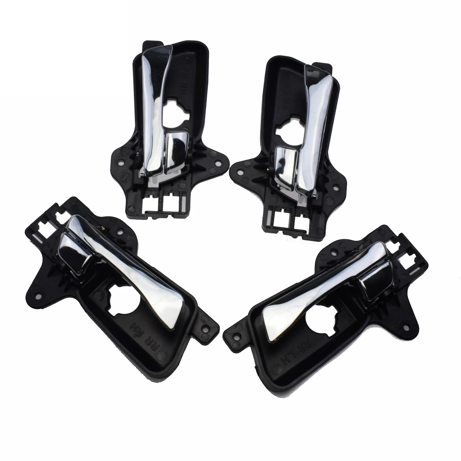 

WOLFIGO Chrome Front Rear Left Right Inner Door Handle for Hyundai I20 I30 Kia Ceed 82610-2L010 826202L010 836102L010 836202L010