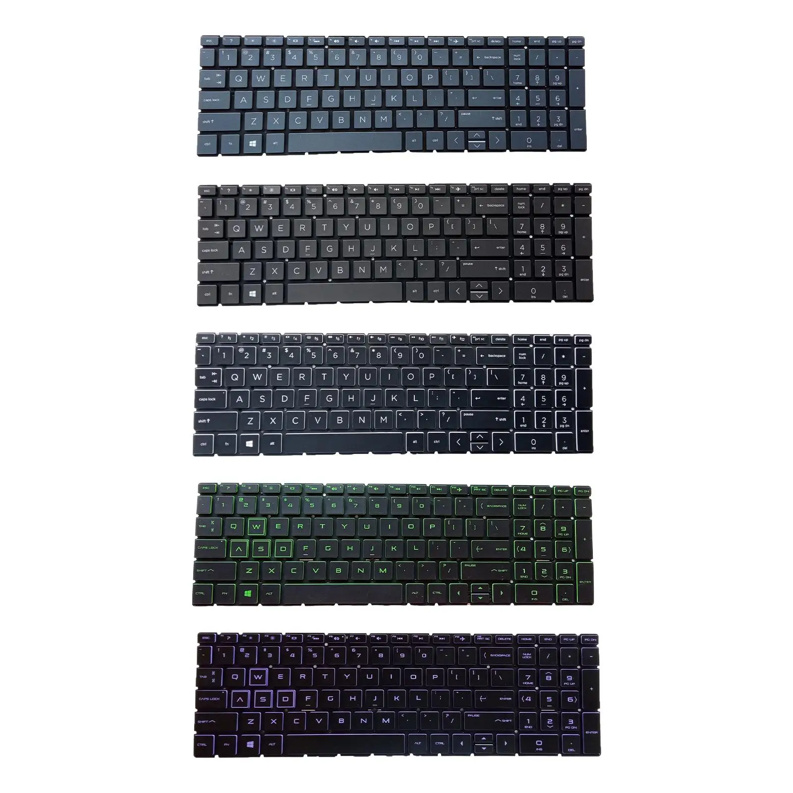 US Layout Laptop Keyboard for 15-Da 15-Cx 1 136 Quality Components Accessory