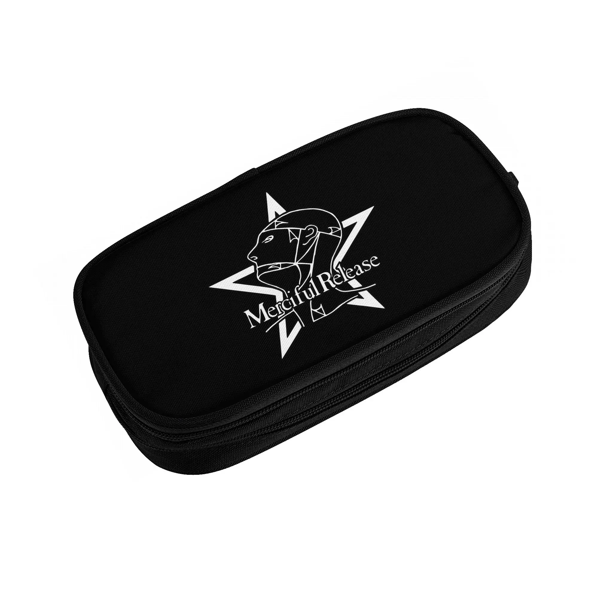 Cute English Rock Band The Sisters of Mercy  Pencil Case for Girls Boys Big Capacity  Pencil Bag Stationery