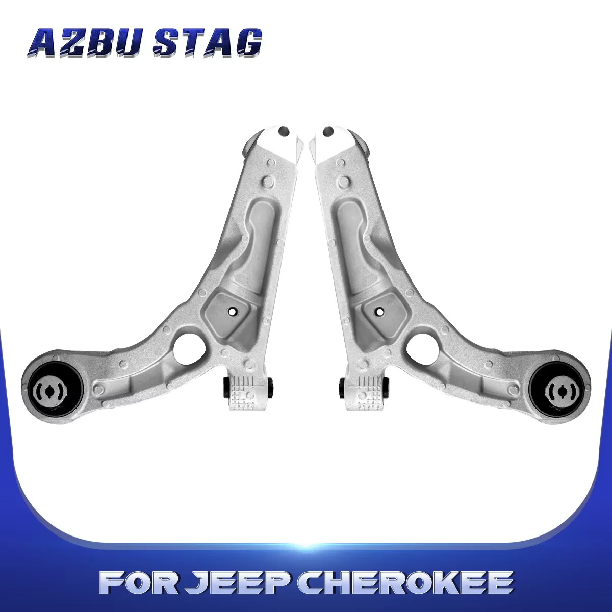

AzbuStag 2Pcs Front Lower Control Arm Suspension Kit for Jeep Cherokee 2014-2018 4668993AF