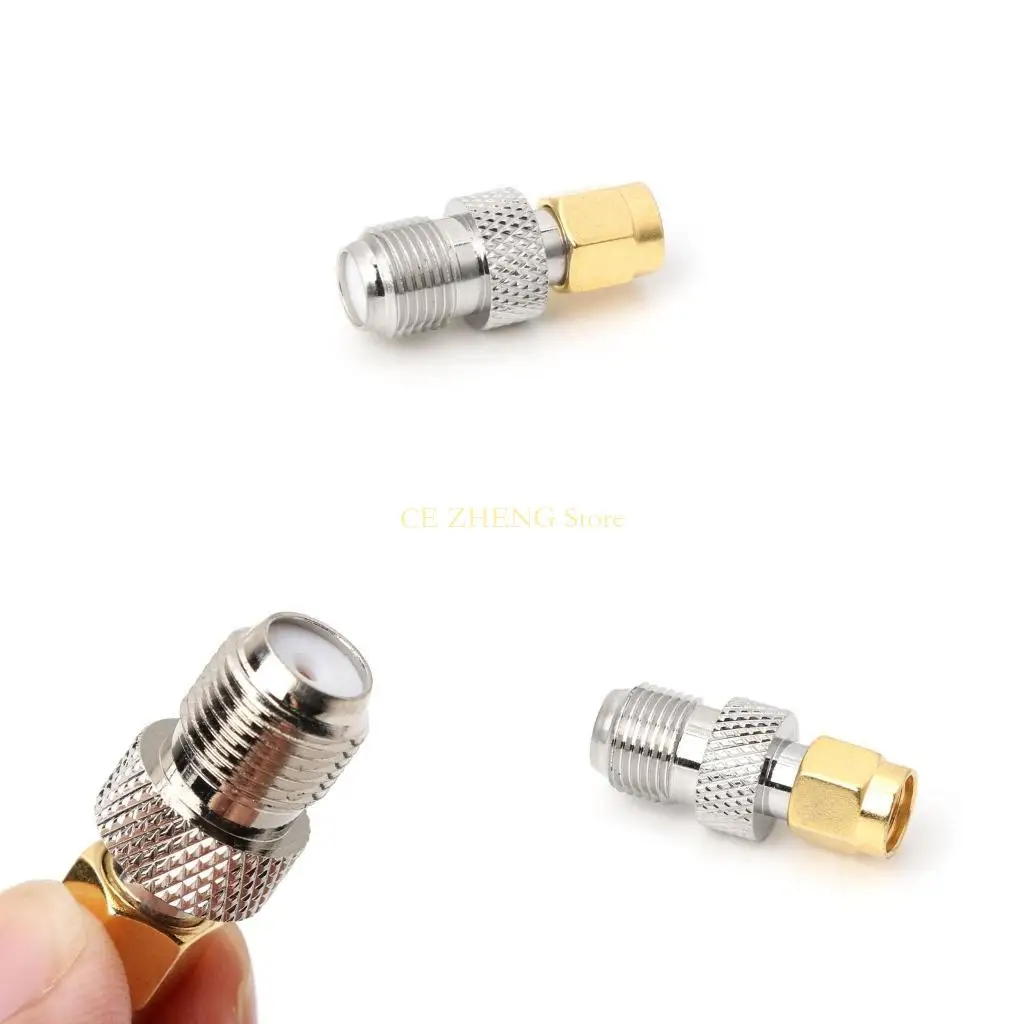 

E56B F Type Женский домкрат до SMA Женский розетка Прямая коаксидная адаптер F to SMA Plug