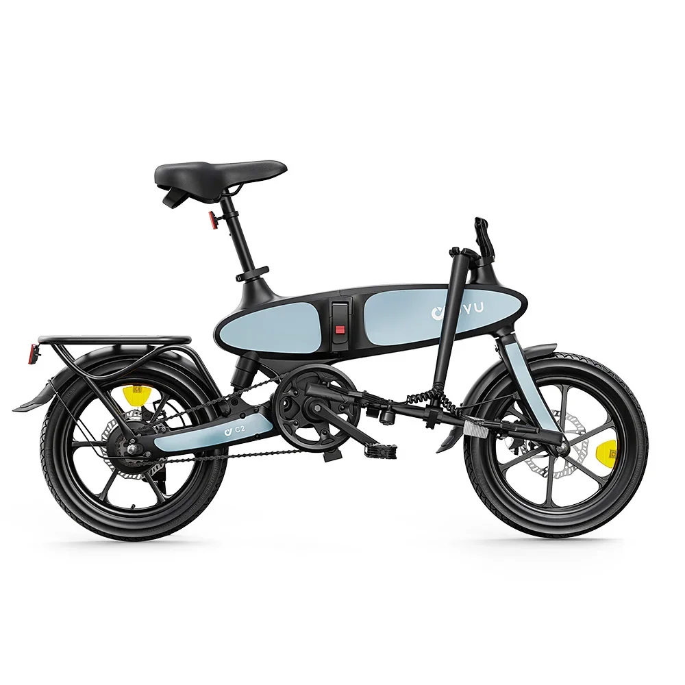DYU C2 Tragbares Elektrofahrrad 48V 7,5AH Herausnehmbarer Akku Elektrofahrrad 16 Zoll Elektrofahrrad für den Stadtverkehr – Detail 13