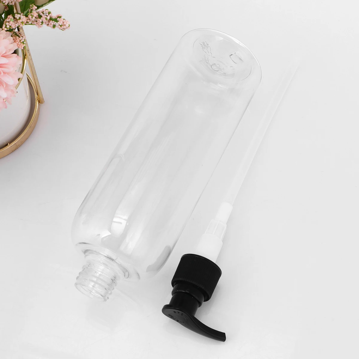 

4Pcs Makeup Bottles Safe Press Pump Leakproof Design Lightweight Travel Organizer Refillable Liquid Storage