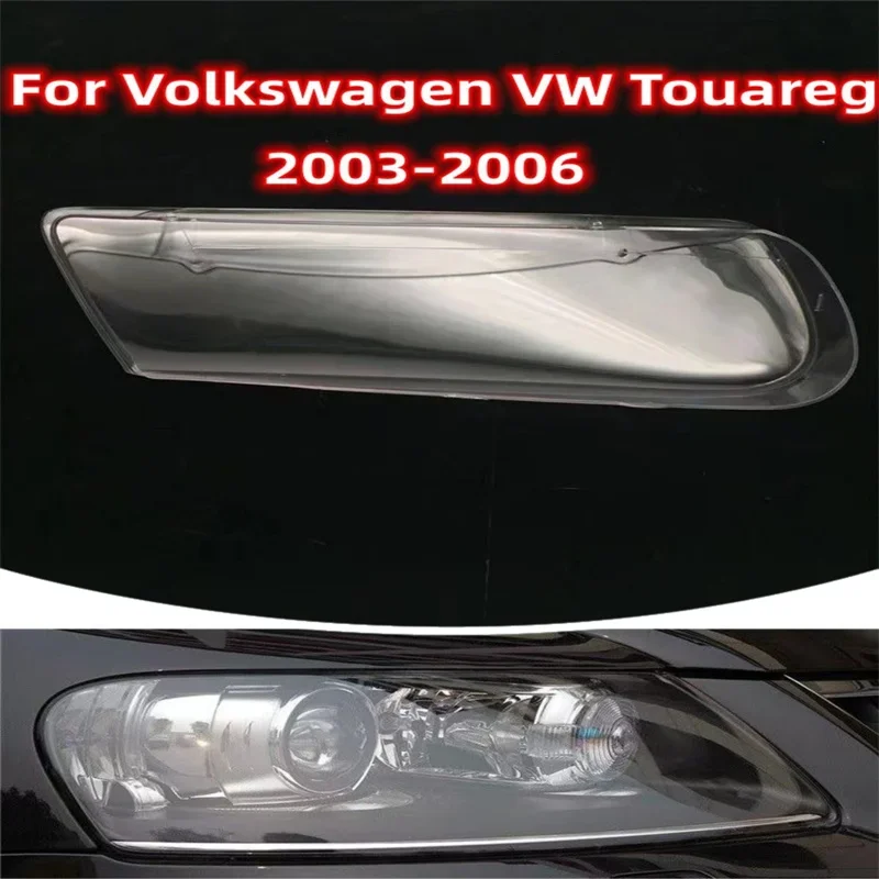 

Auto Headlamp Shell For Volkswagen VW Touareg 2003 2004 2005 2006 Car Front Headlight Lens Cover Lampshade Glass Lampcover Caps