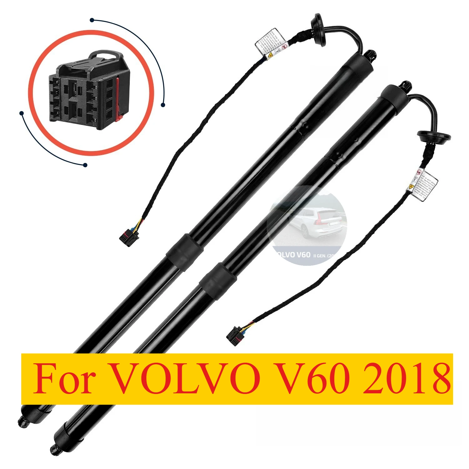 

Electric Tailgate Strut Actuators For VOLVO V60 2018 Left Right Pair Car Lift Support 32357571