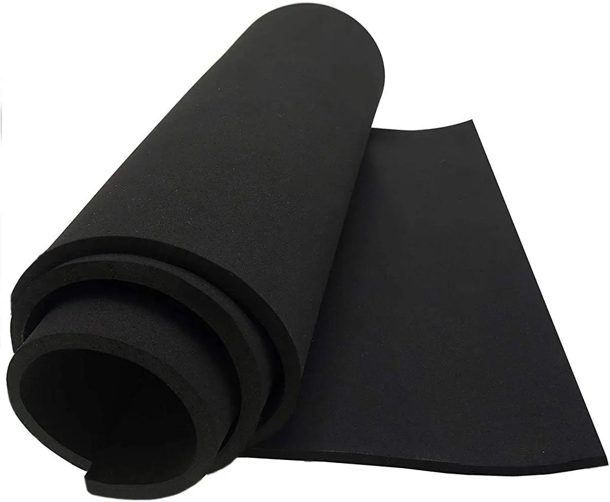 

Neoprene Foam Sheet Roll 15x60x1/8 inch for Cosplay Padding DIY Projects Soundproofing