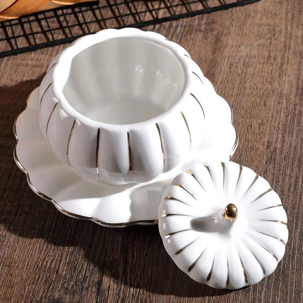 

Набор из 1 креативной керамической миски для супа в форме тыквы, контейнер для тушения, для приготовления на пару риса, яиц, булочек, для хранения продуктов, пригодный для микроволновой печи, для кухни