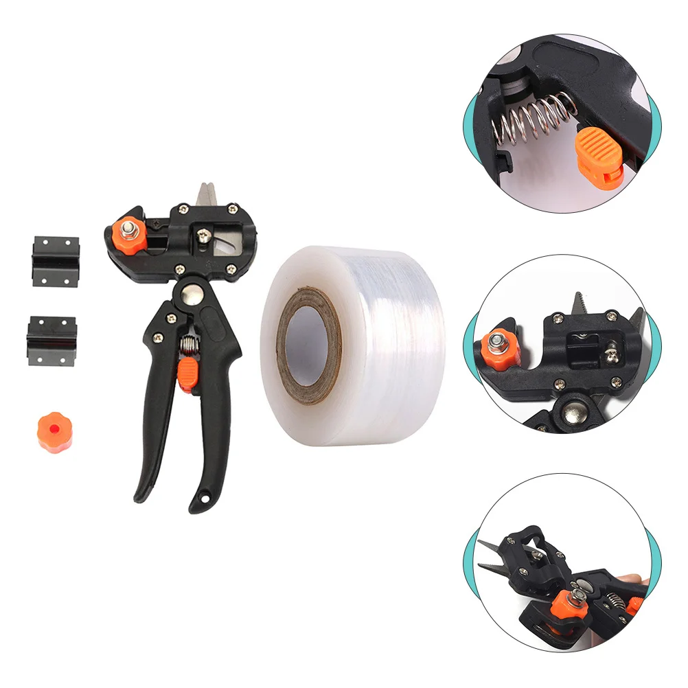 

1 Set Garden Grafting Scissor Alloy Pruning Tool With Replacement Blades For Tree Branches Cutting Lightweight Sharp Handle For