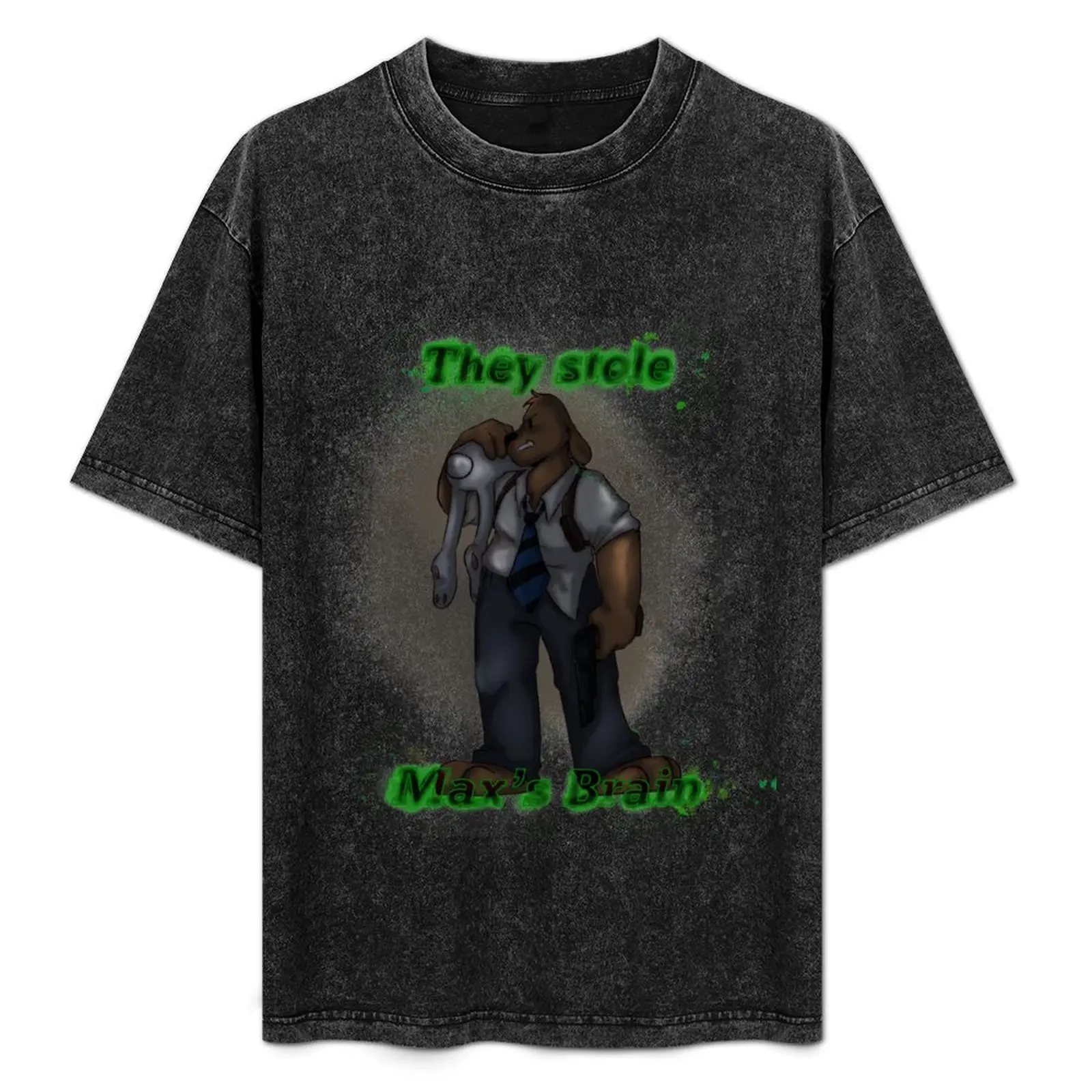 

They stole Max's brain T-Shirt oversized shirts graphic tee graphics heavy weight t shirts for men