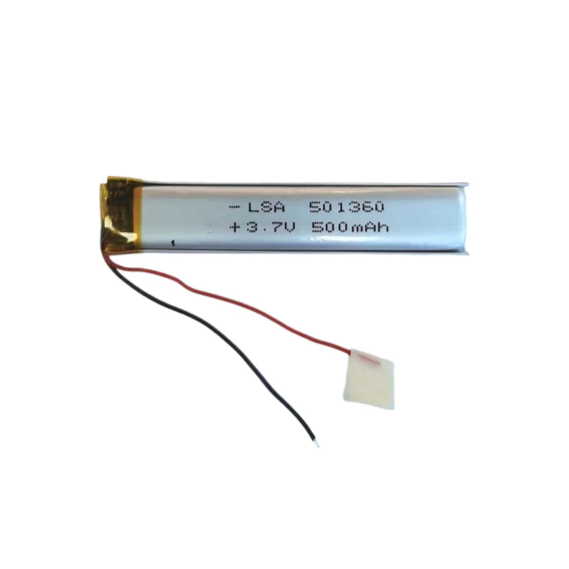 501360 3.7V 500mAh  Polymer Lithium Battery For Recording pen Laser pointer LED Light Bar Portable DVD Speaker High Quality