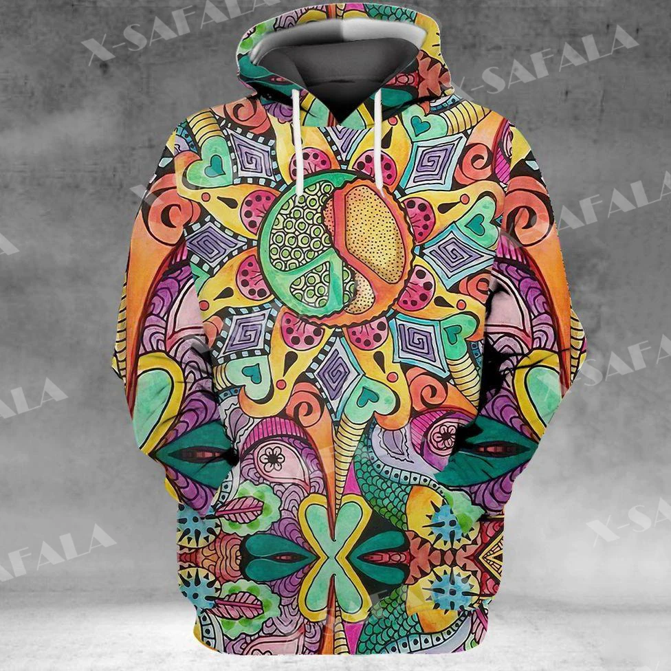 

Psychedelic NatureTrippy Forest Peace Love 3D Printed Hoodie Man Women Harajuku Outwear Hooded Pullover Tracksuits Casual-4