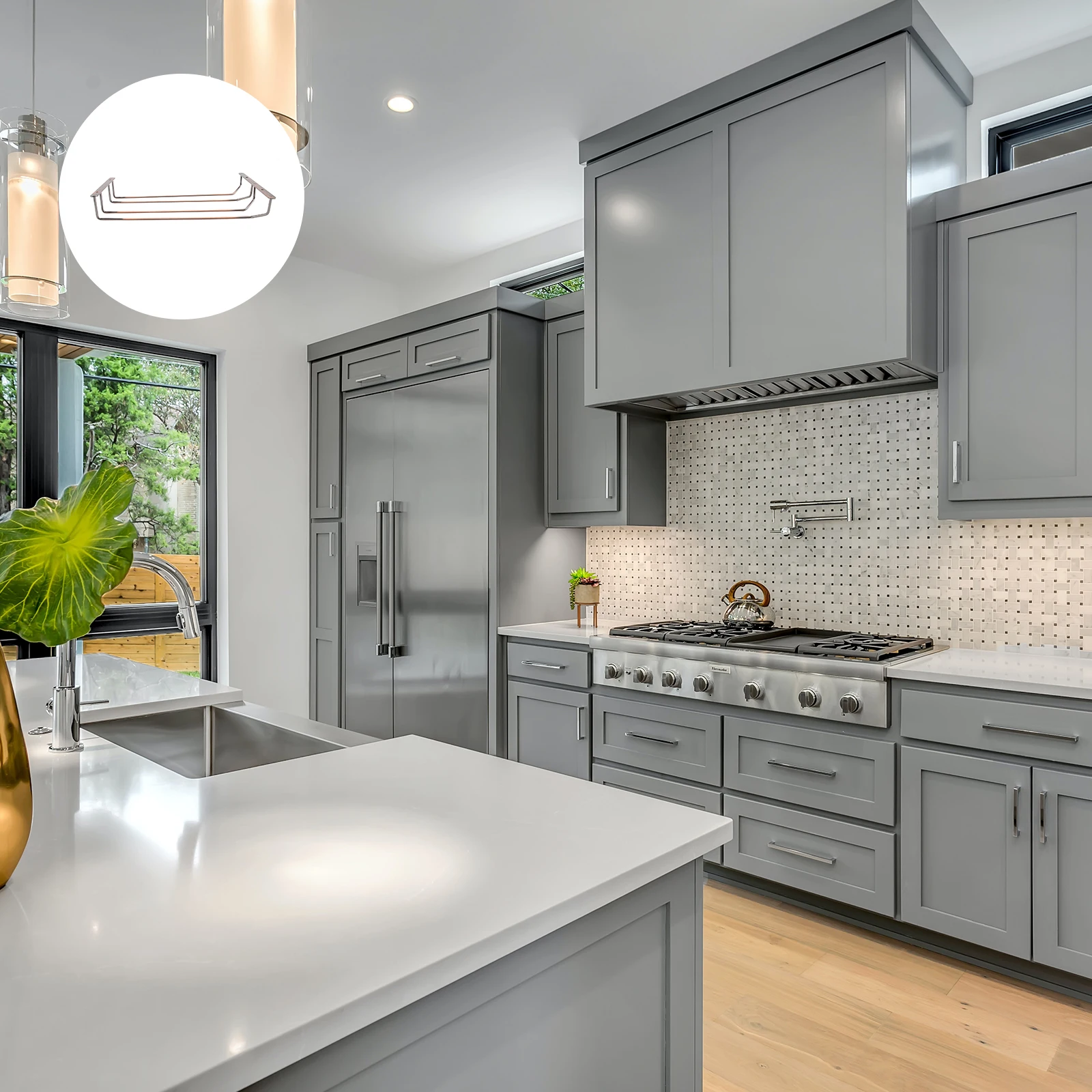 

Glass Holder Rack Stainless Steel Goblet St Upside Down Hanging Cup Racks Household Practical Beautiful Space Saving