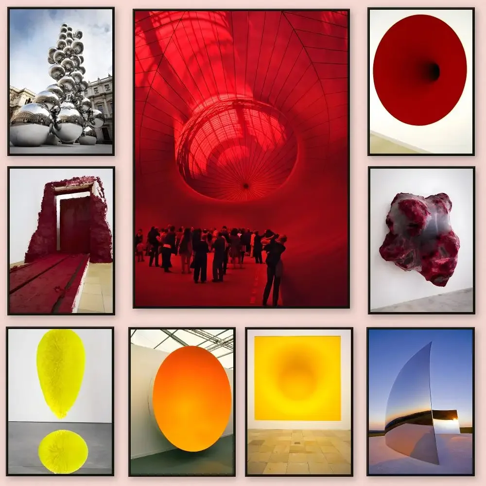 Sculptor Anish Kapoor Poster Series HD Wall Living Room Home Decor Gift