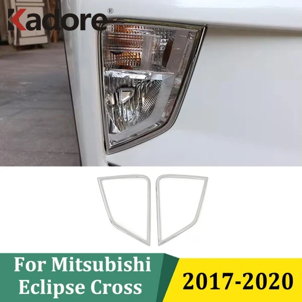 

Для Mitsubishi Eclipse Cross 2017-2019 2020 хромированные передние противотуманные фары, рамка, противотуманная фара, накладка на лампу, наклейка, внешние аксессуары