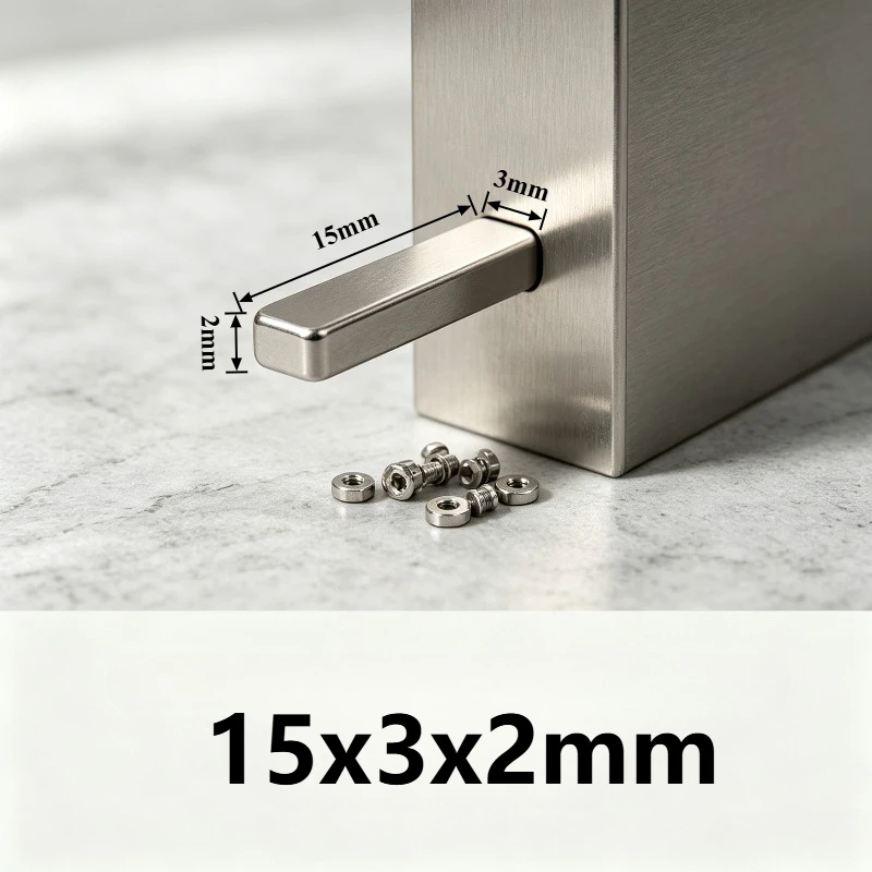 15x3x2mm N35 Permanent Rectangular Block Neodymium Magnet 15*3*2 mm Super Powerful Rare Earth Magnetic Magnet