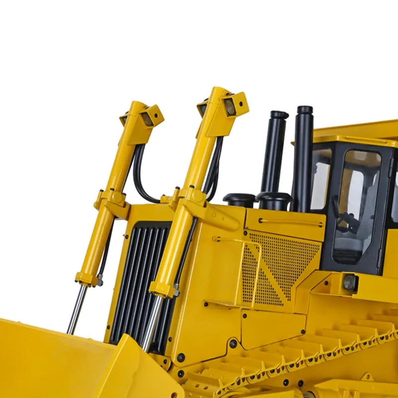 

DXR2 RC Hydraulic Bulldozer Metal 1/14 Radio Control Dozer 201 New Sound Module Car Model for Adults Toy for Gift