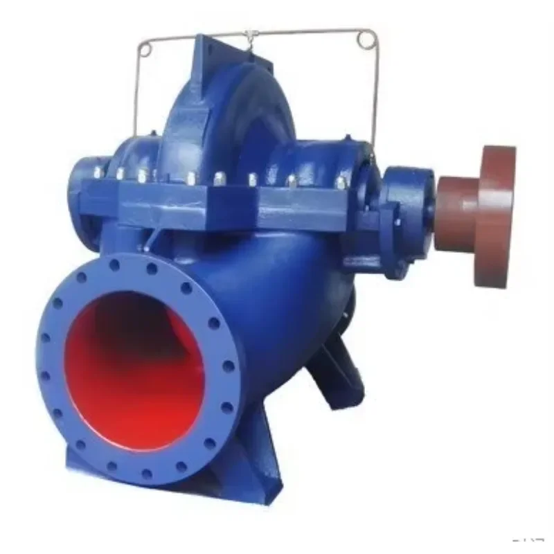 كفاءة عالية 75hp مرحلة واحدة مضخة مياه الطرد المركزي محرك من الفولاذ المقاوم للصدأ محرك نحاسي حزمة الختم 1m3/s تدفق كبير رأس منخفض