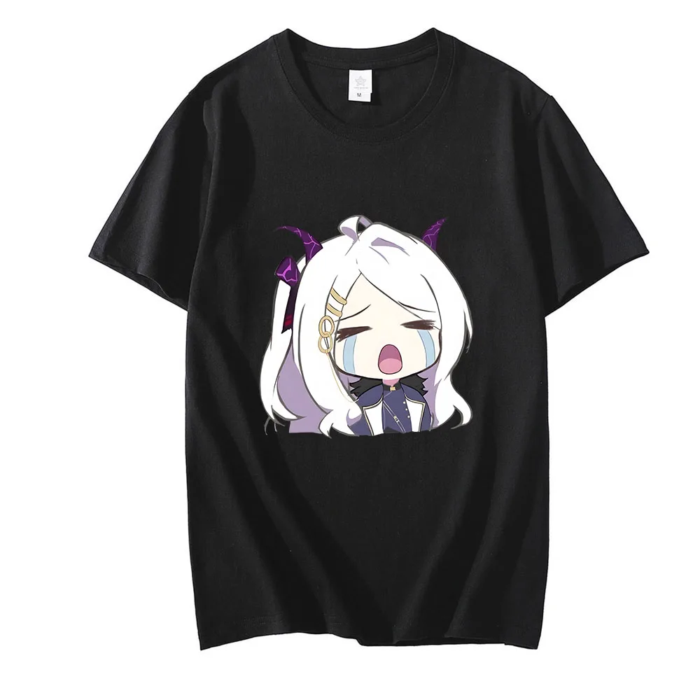 Blue Archive Hina Men Clothing Japanese Anime T Shirt Cartoon Tops Harajuku Graphic T-shirt Unisex Clothing Tops Tshirt Female