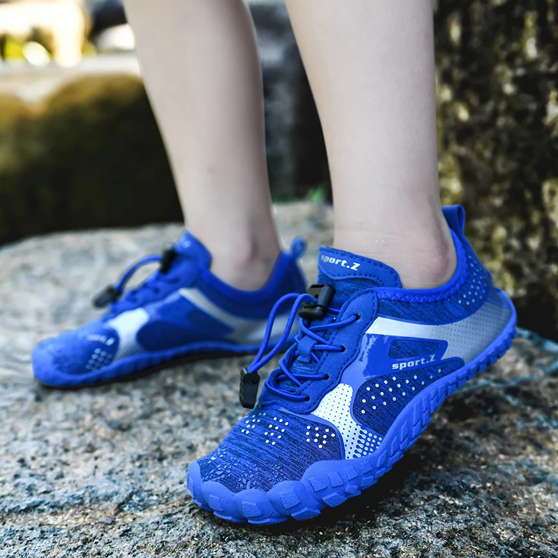 Children Barefoot Aqua Five Fingers Sock Swimming Breathable Hiking Wading Beach Outdoor Upstream Sneakers Outdoor Water Shoes