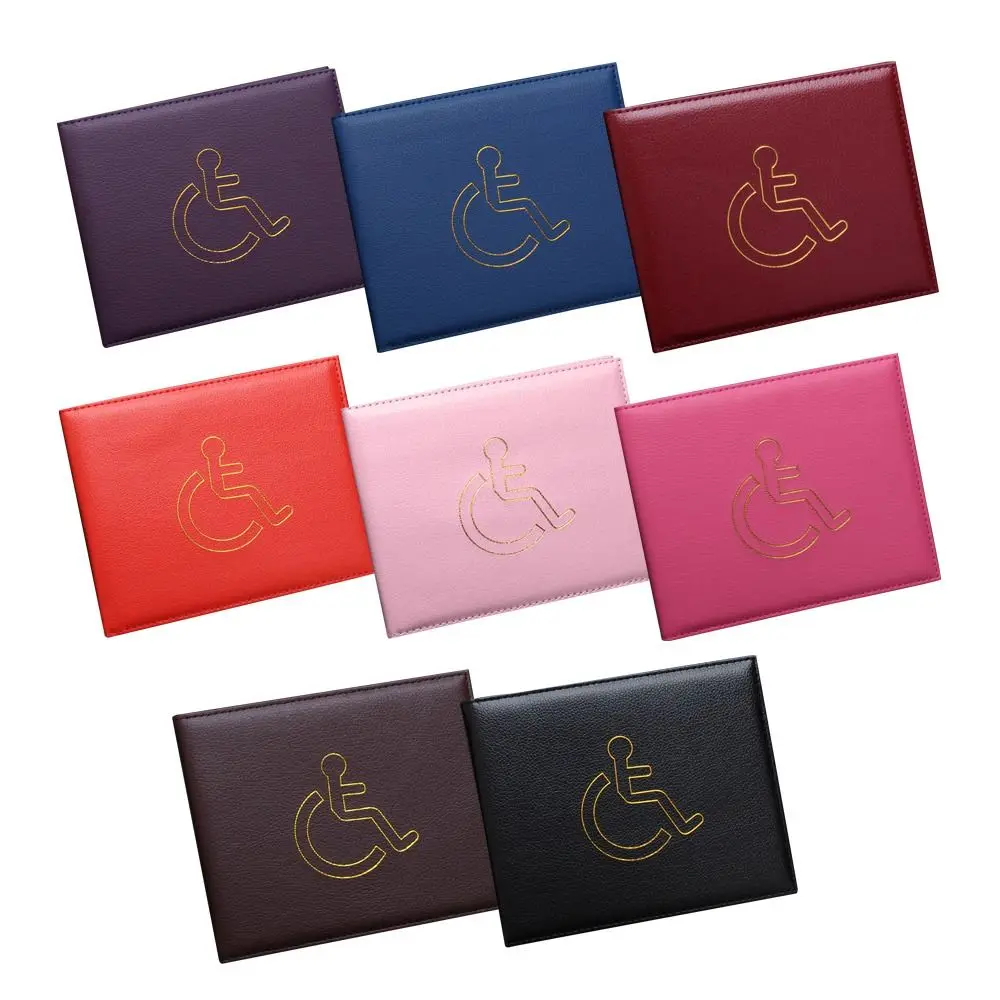 Document Protection Sleeve Disabled Blue Badge Holder Permit Display Cover Hologram Safe Protection Cover Disable Badge