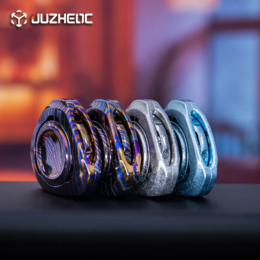 JUZHEDC Timascus Magnetic Linkage Fidget Spinner Magnetic Balls Fidget Anxiety Toys Desk Toys