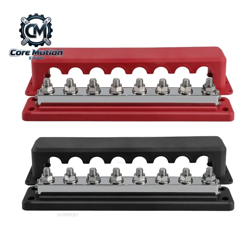Heavy Duty 600A Bus Bar Power Distribution Block Busbar Box (3/8