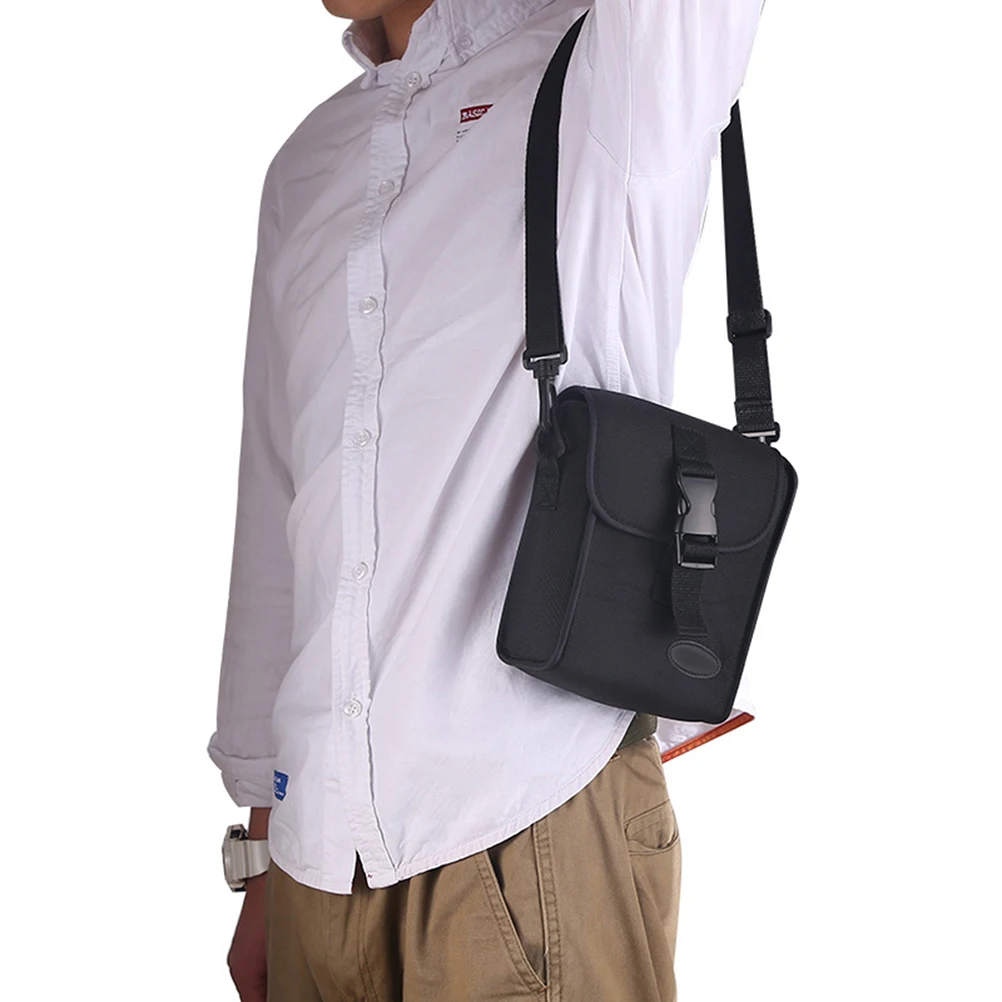 

Portable Shoulder Pouch Simple Telescope Storage Bag Outdoor Organizer Travel Storage Bag(Black)