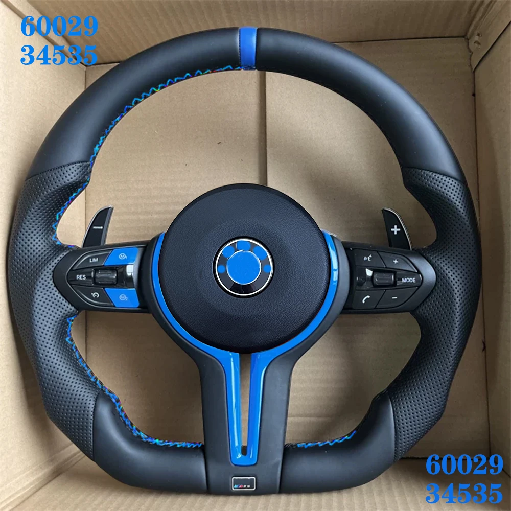 Blue style Iceborne，Steering Wheel For Bmw F10 F30  F31 F20 F25 F22 F36 F33 F32 F80 F82 F11 F18 F01 F90 E90 Steering