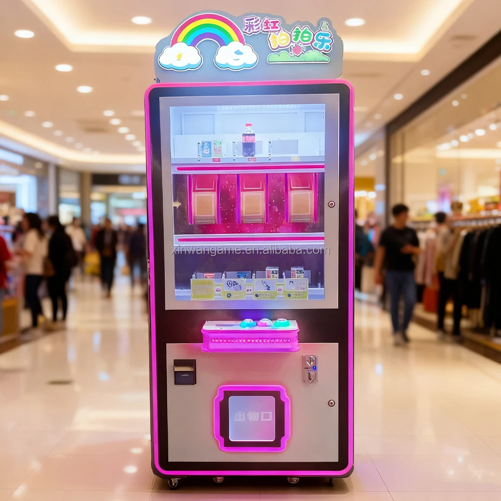 Lucky Winning Game Snack Beverage Toy Vending Machine Shopping Mall Bill Acceptor Coin Operated Gaming Machine